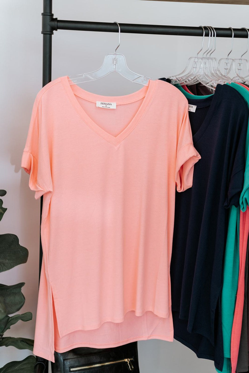 Amy V-Neck Tee - Final Sale