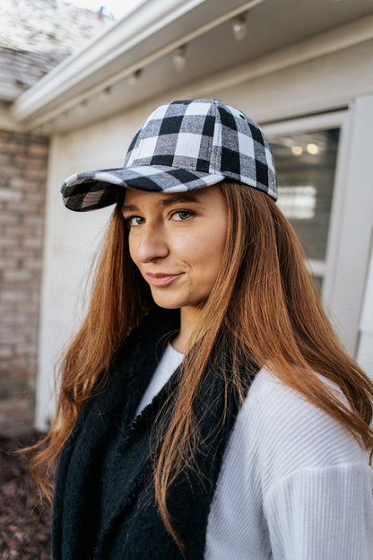 Alder Buffalo Plaid Baseball Cap - Final Sale