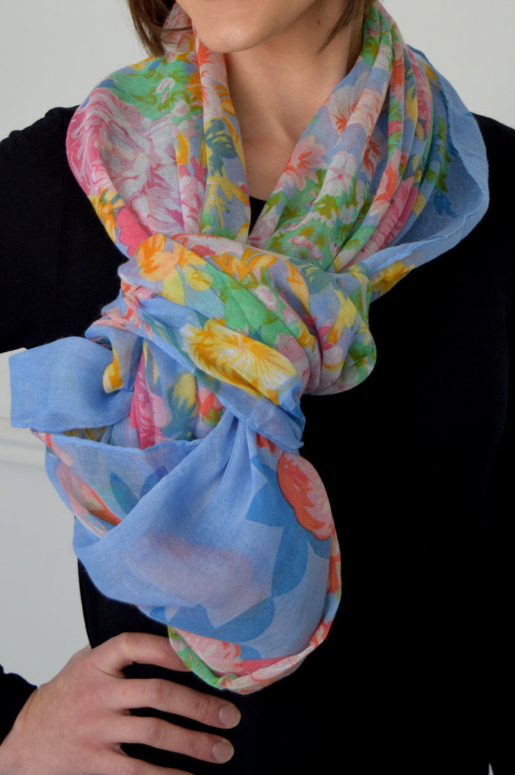 Spring Floral Scarves - Final Sale