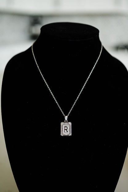 Selena Initial Pendant Necklace