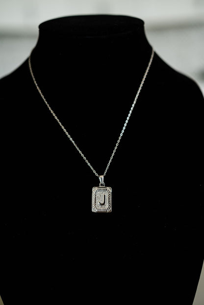 Selena Initial Pendant Necklace