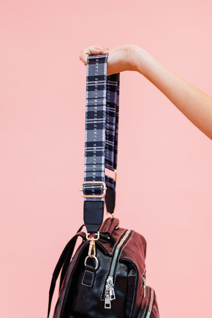 Raquel Plaid Adjustable Bag Strap