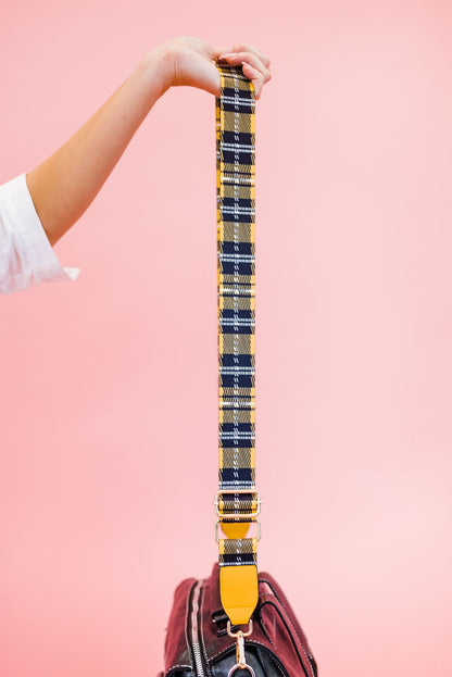 Raquel Plaid Adjustable Bag Strap
