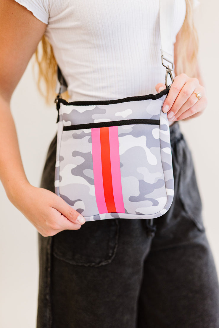 katy neoprene crossbody - final sale