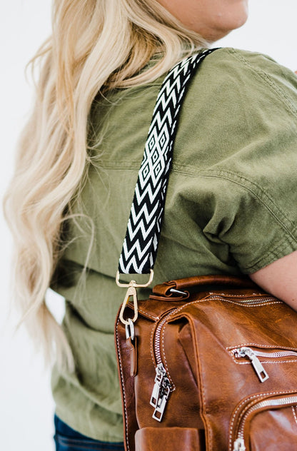 Jaelynn Chevron Adjustable Bag Strap