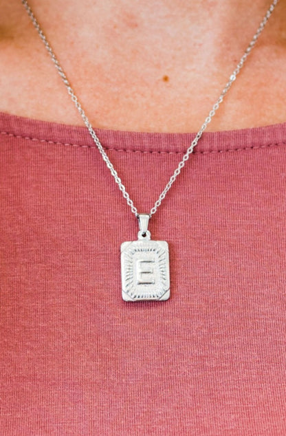 Selena Initial Pendant Necklace