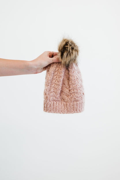Amber Mohair Knit Beanie - Final Sale