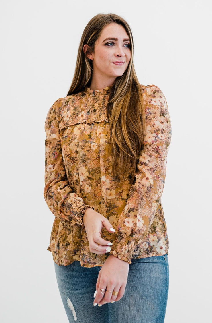 Hazel Floral Top - Final Sale