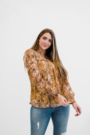 Hazel Floral Top - Final Sale