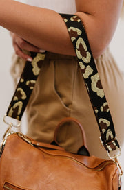 Jenna Leopard Print Adjustable Bag Strap