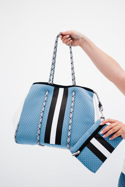 Nadia Neoprene Tote + Clutch- Final Sale
