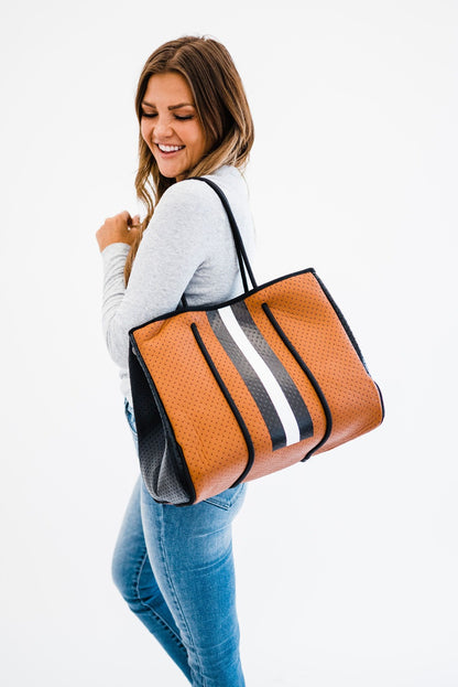 Nadia Neoprene Tote + Clutch- Final Sale
