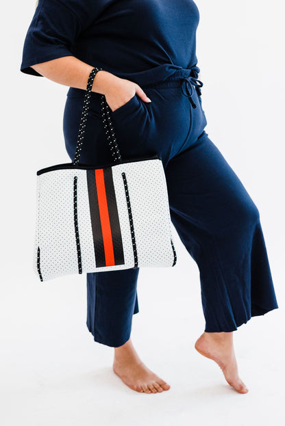 Nadia Neoprene Tote + Clutch- Final Sale