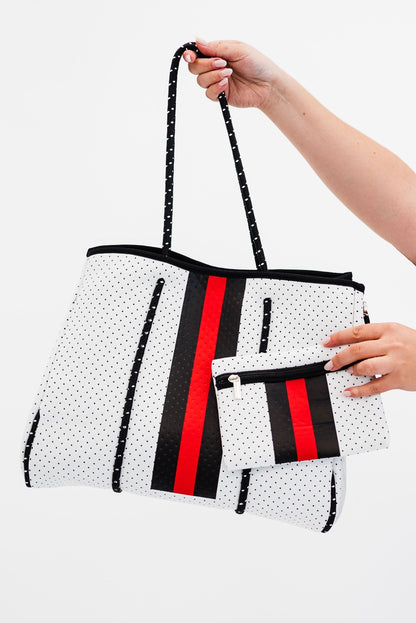 Nadia Neoprene Tote + Clutch- Final Sale