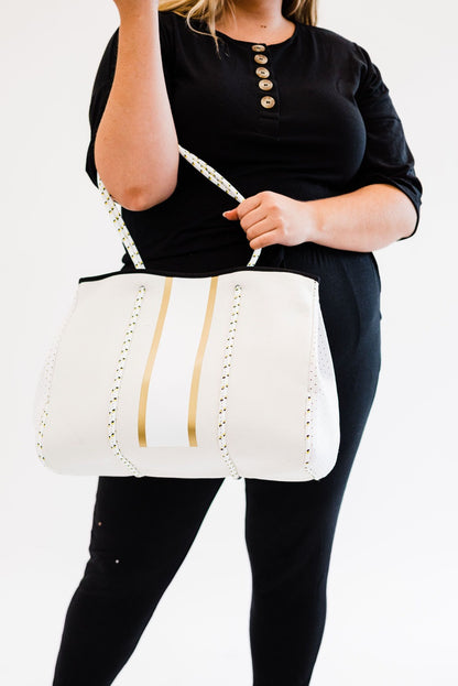 Nadia Neoprene Tote + Clutch- Final Sale