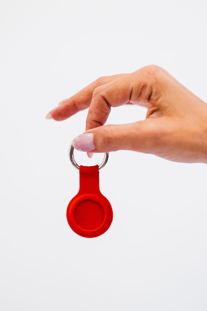 Bowie Silicone Airtag Keychain