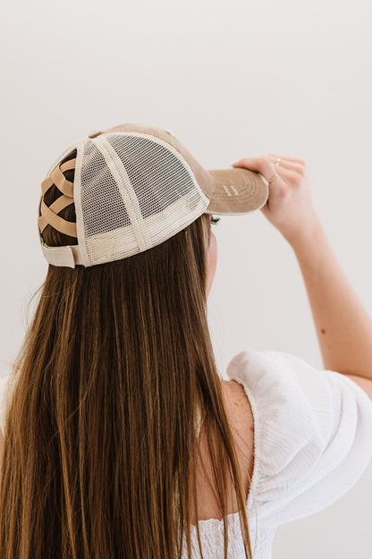 Andi Criss-Cross Baseball Caps - Final Sale