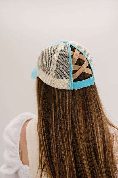 Andi Criss-Cross Baseball Caps - Final Sale