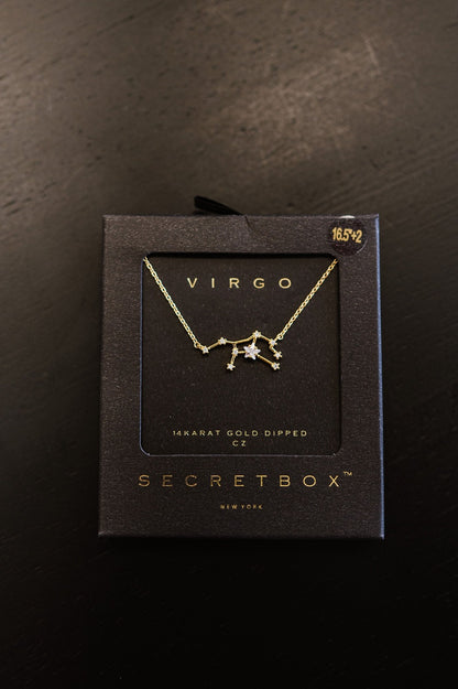 Rhinestone Star Sign Necklace