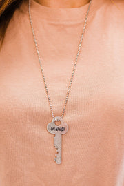 stacey key necklace