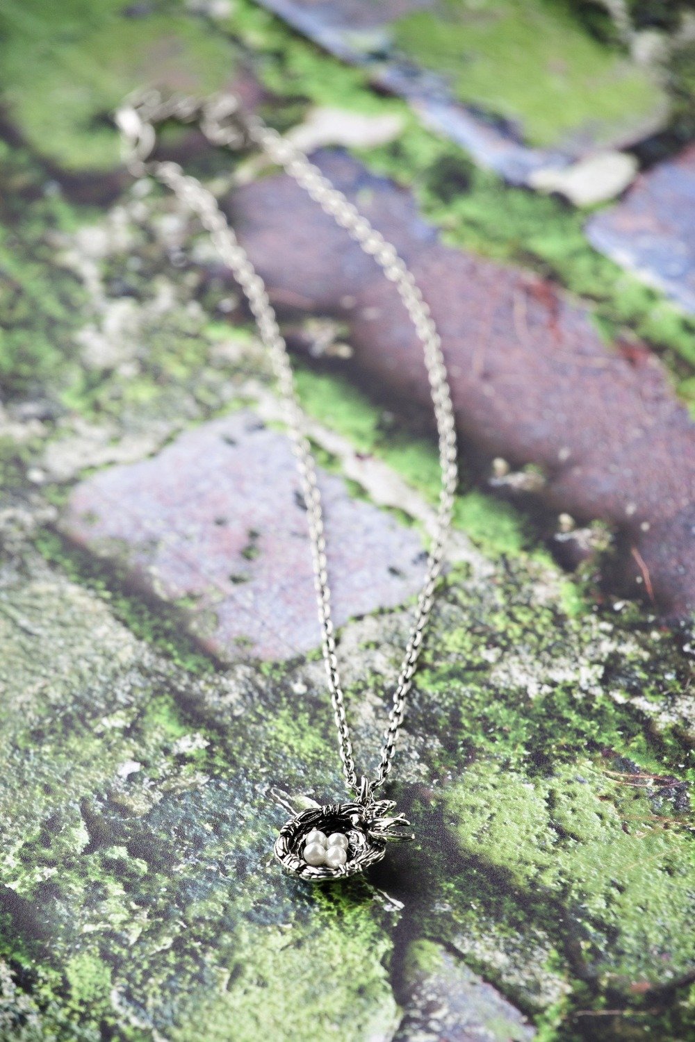 Mother Bird Nest Heirloom Necklace - Final Sale