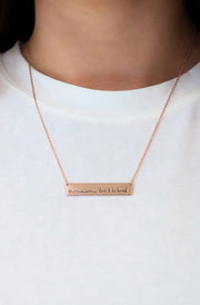 Love + Be Loved Bar Necklace - Final Sale