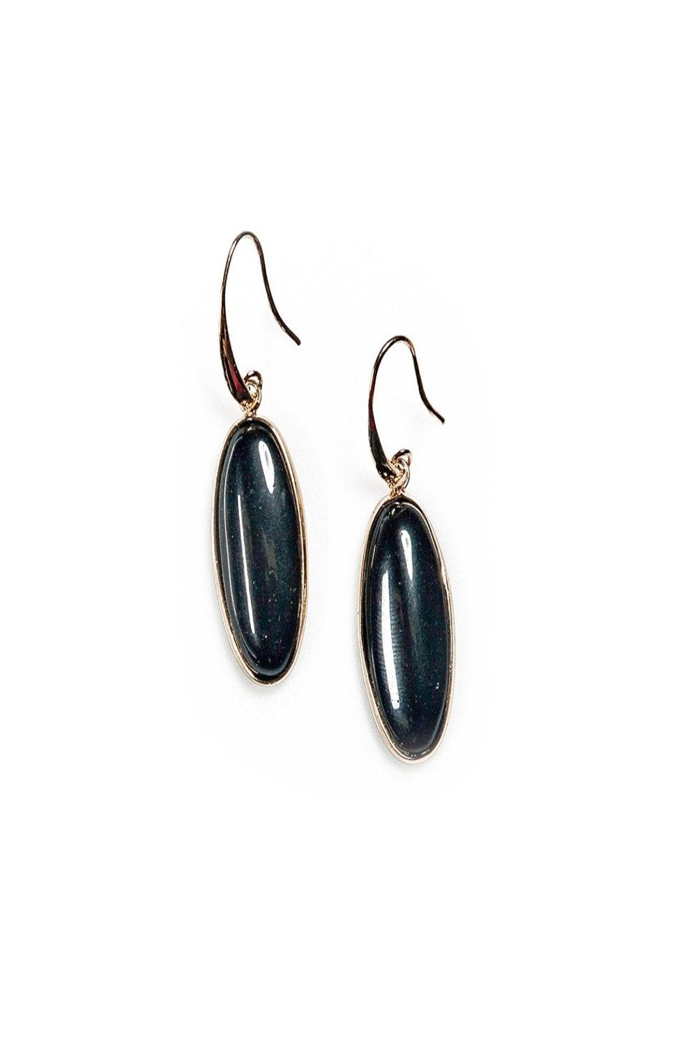 Isla Oval Drop Earrings - Final Sale