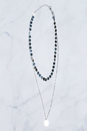 Layered Disc Choker and Pendant Necklace - Final Sale