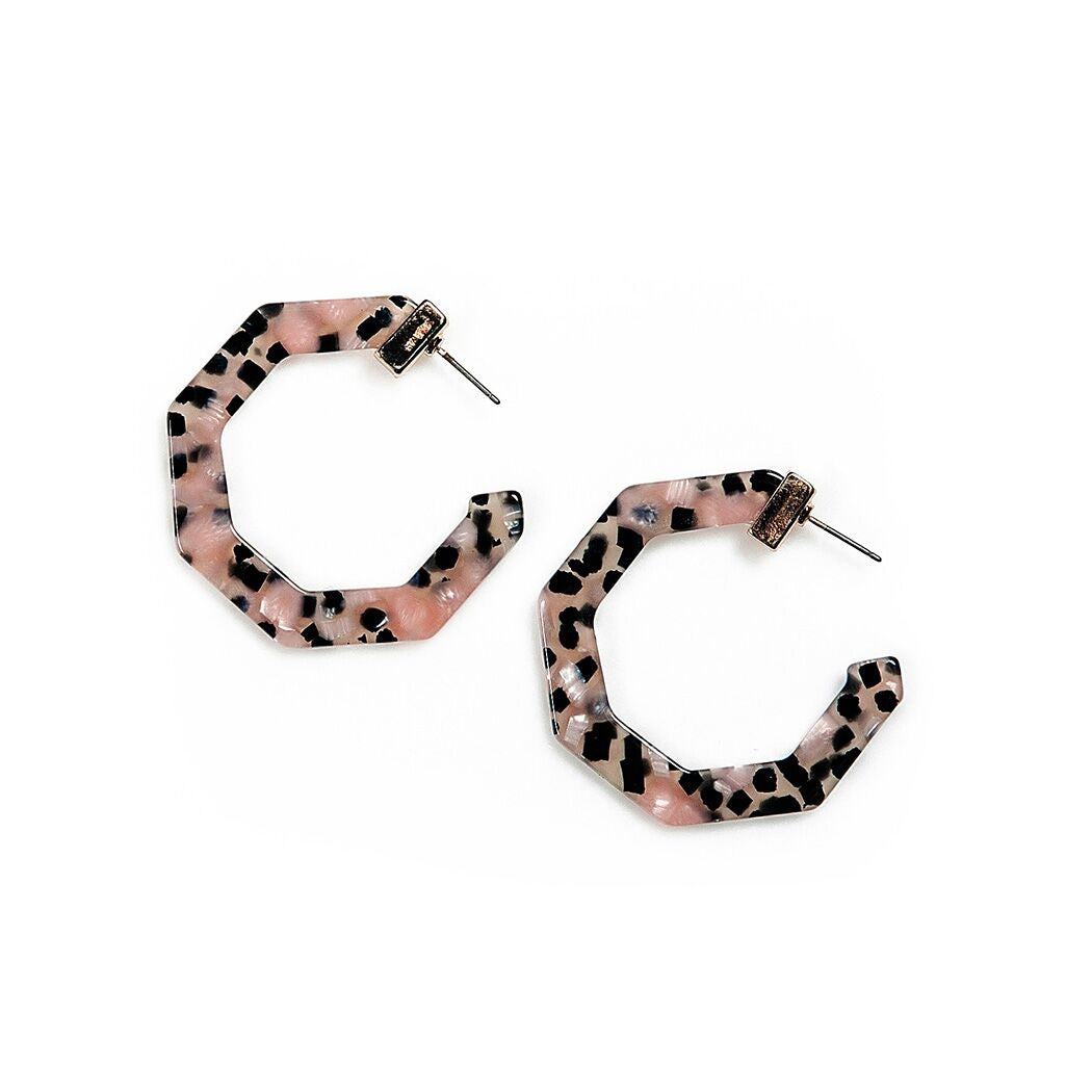 julia acrylic octagon hook | 4 styles