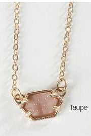 Short Stone Necklace | 7 Colors