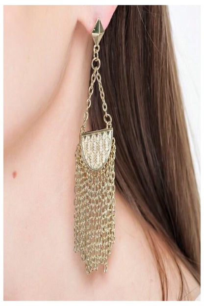 Large Full Fringe Earrings - Final Sale