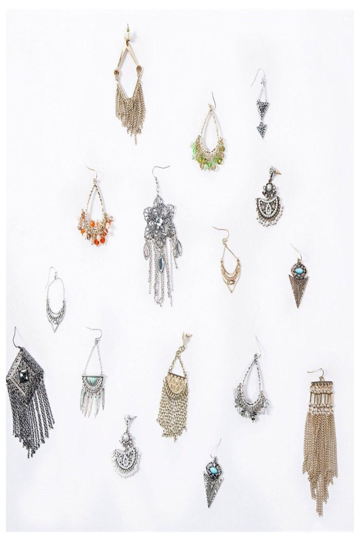 large full fringe boutique earrings | 3 styles