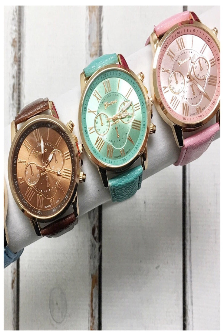 Colorful Boyfriend Watch Collection - Final Sale