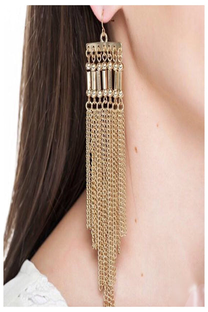 Large Full Fringe Earrings - Final Sale