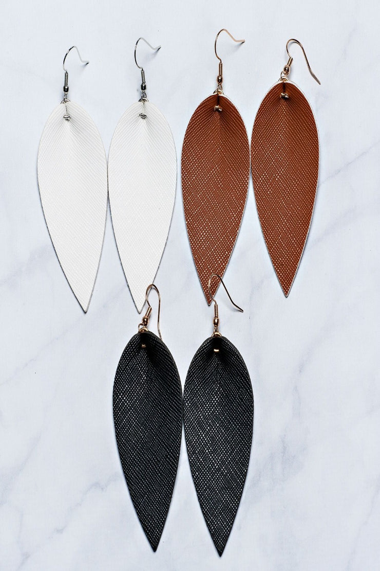 joanna leaf earrings - final sale