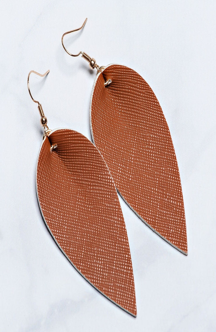 Joanna Leaf Earrings - Final Sale