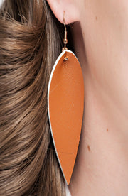 Joanna Leaf Earrings - Final Sale