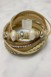 Pearl and Bling Wrap Bracelets - Final Sale