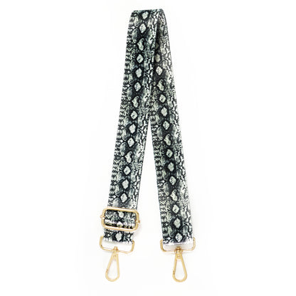 builder only--black + white snakeskin