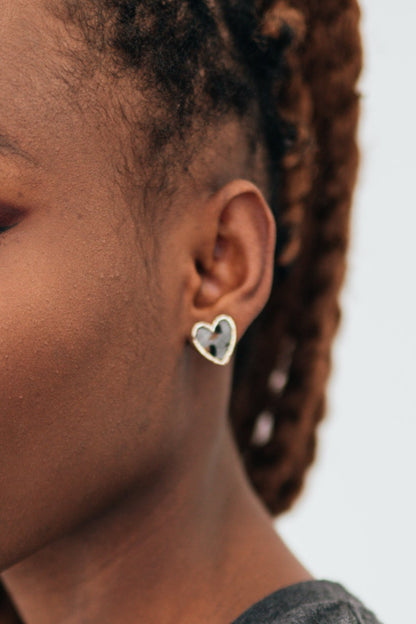 Naomi Leopard Print Stud Earrings - Final Sale