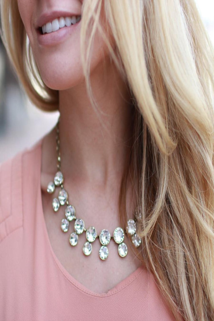 Crystal Lenore Necklace - Final Sale