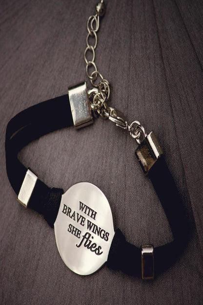 Be Inspired- Inspirational Stamped Steel Bracelets - Final Sale