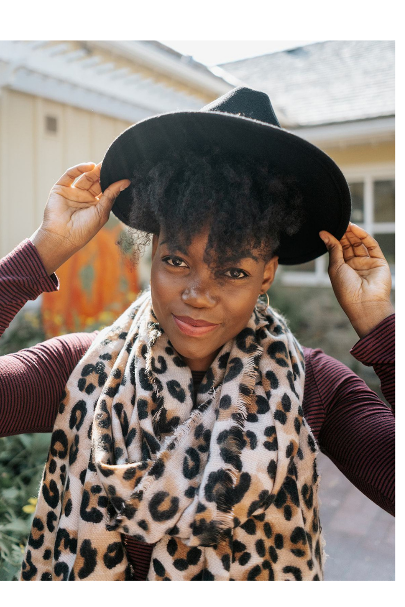 Bentley Leopard Print Scarf - Final Sale